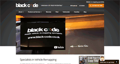 Desktop Screenshot of black-code.co.uk